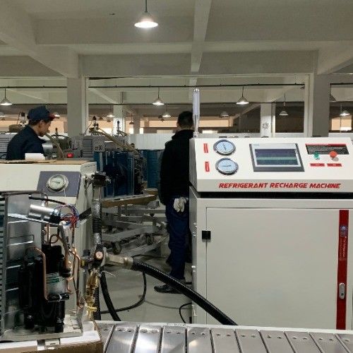 300KG Weight R22 R407c Auto Refrigerant Charging System with COMPRESSOR Included