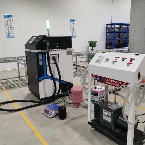 R22 R410A Freon Charging Unit with 60~260g/s High-Speed Charging and 5Pa~10Pa Vacuum Degree