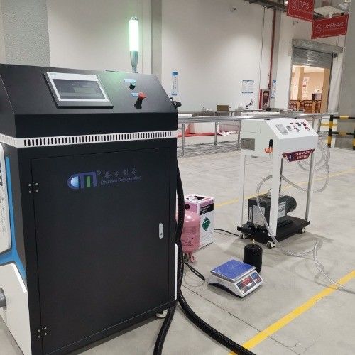 380V 50HZ Industrial R32 R410A CM8600 Gas Filling Station R32 R410A Auto Refrigerant Charging Machine