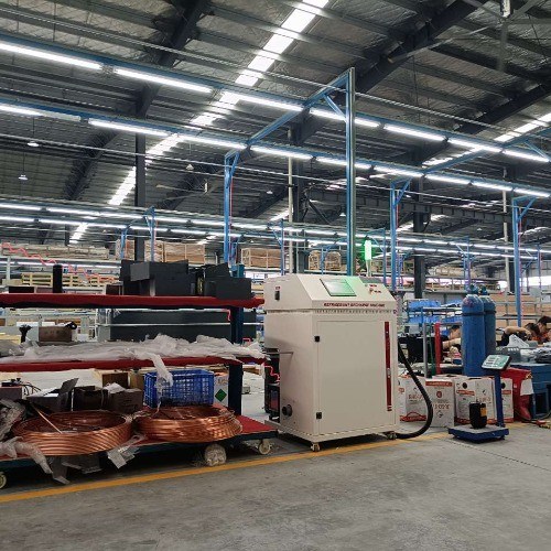 300KG Air Conditioner Compatible Explosion Proof Refrigerant Gas Filling Machine Cooling Systems